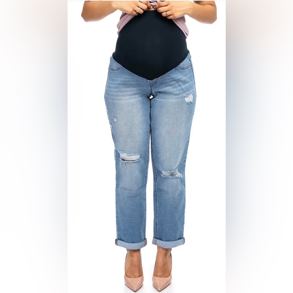 Maternity jeans (over the bump)